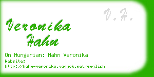 veronika hahn business card